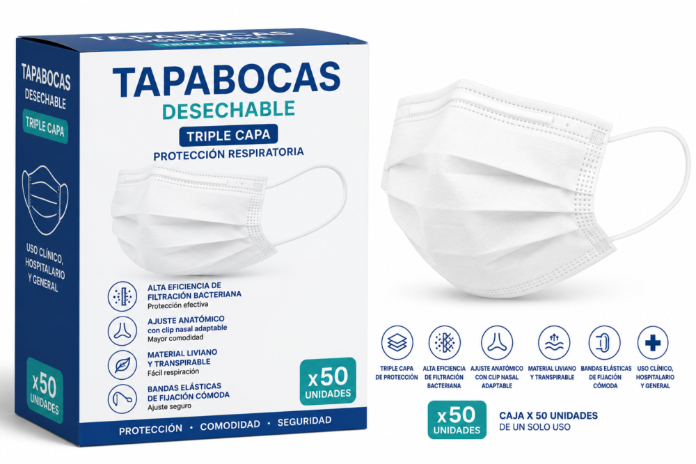 TAPABOCAS BLANCO CX50