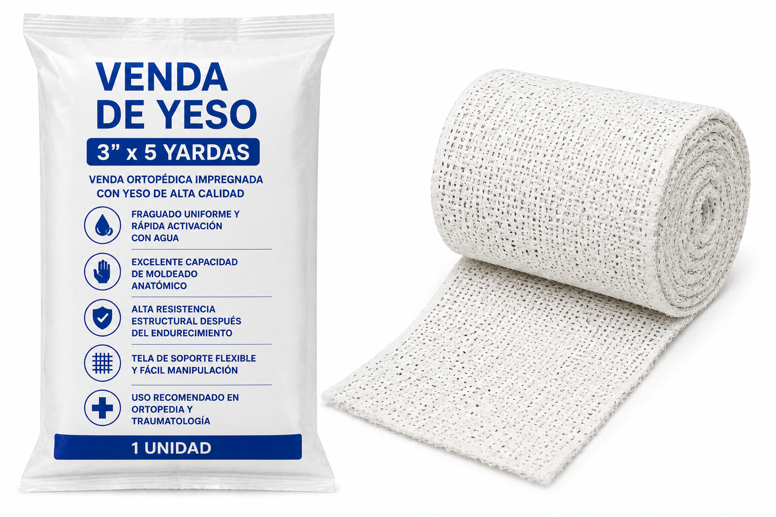 VENDA DE YESO 3" X 5 YARD