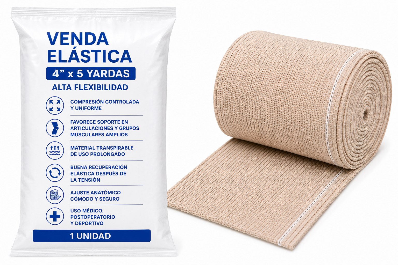 VENDA ELÁSTICA 4" X 5 YARD