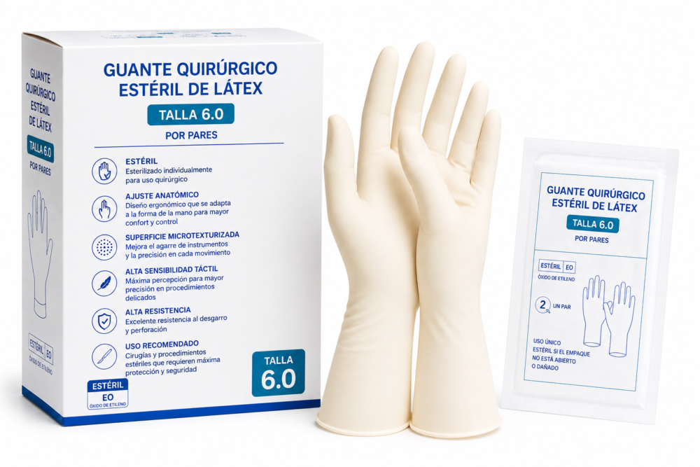 GUANTE ESTÉRIL TALLA 6.0