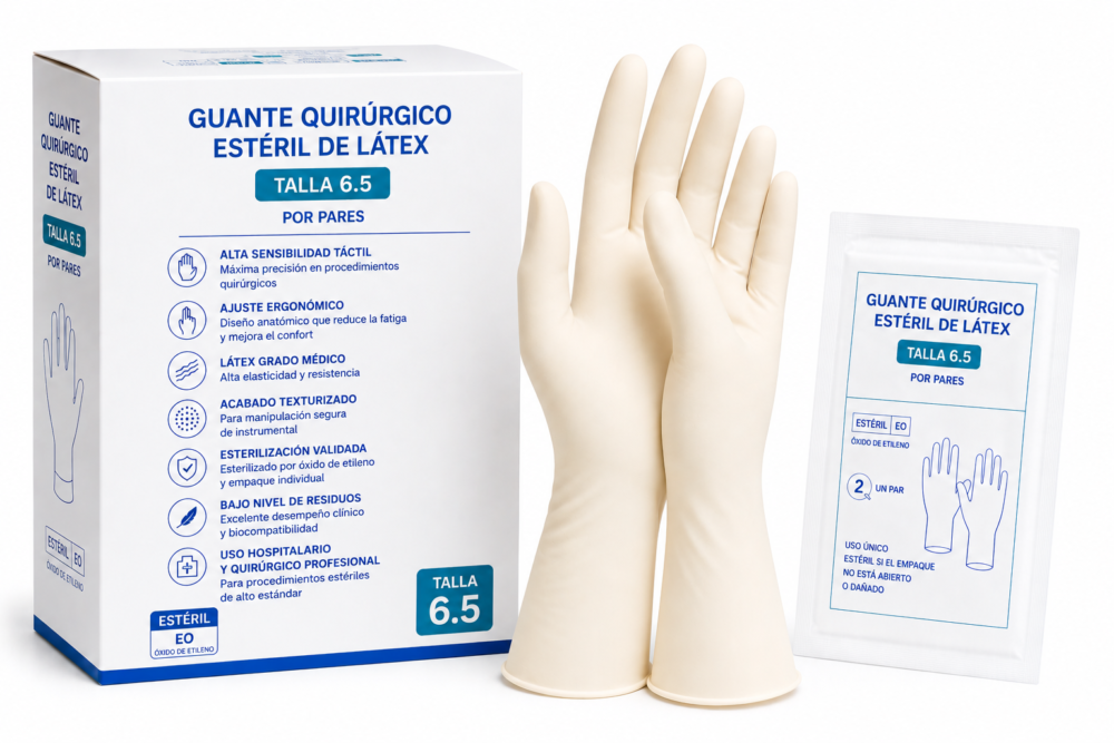 GUANTE ESTÉRIL TALLA 6.5