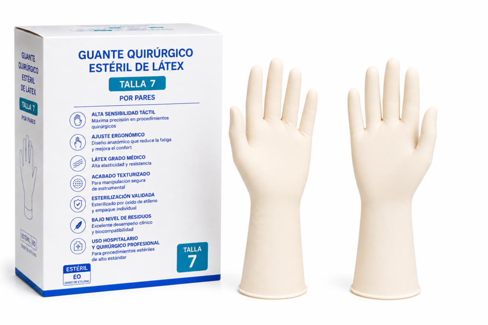 GUANTE ESTÉRIL TALLA 7.0