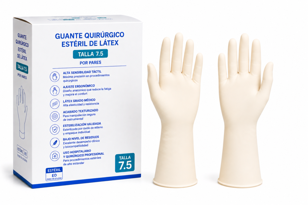 GUANTE ESTÉRIL TALLA 7.5