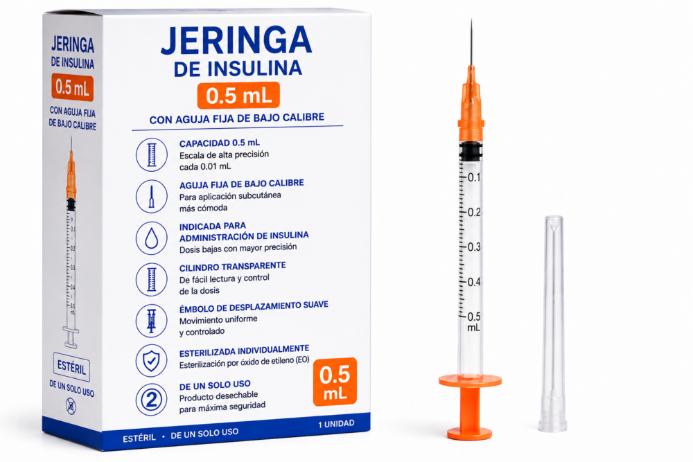 JERINGA DE INSULINA 0.5 ML