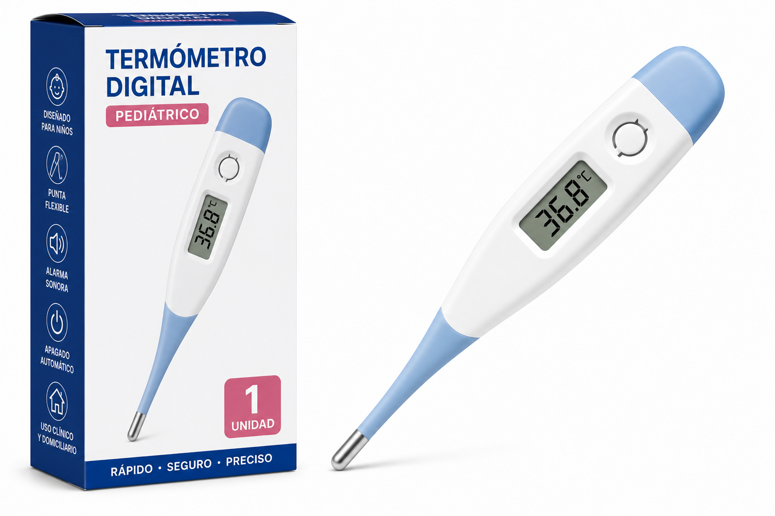 TERMÓMETRO DIGITAL PEDIÁTRICO